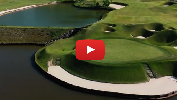 セントレイクスゴルフ倶楽部 日本屈指の難関ゴルフコースの動画 ドローン空撮。4Kカメラによるドローン撮影。